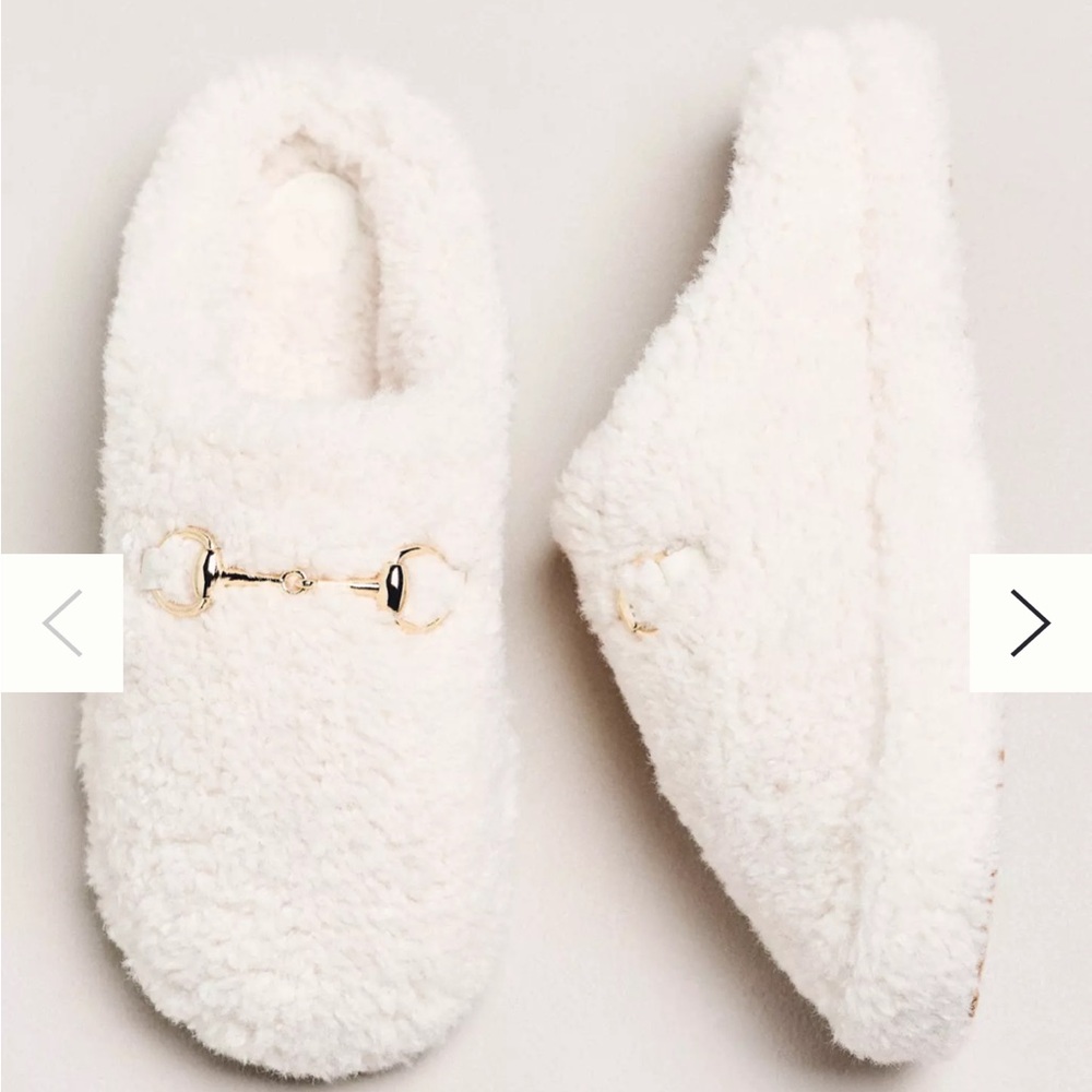 Maeve Sherpa Fleece Bit Scuff Slippers